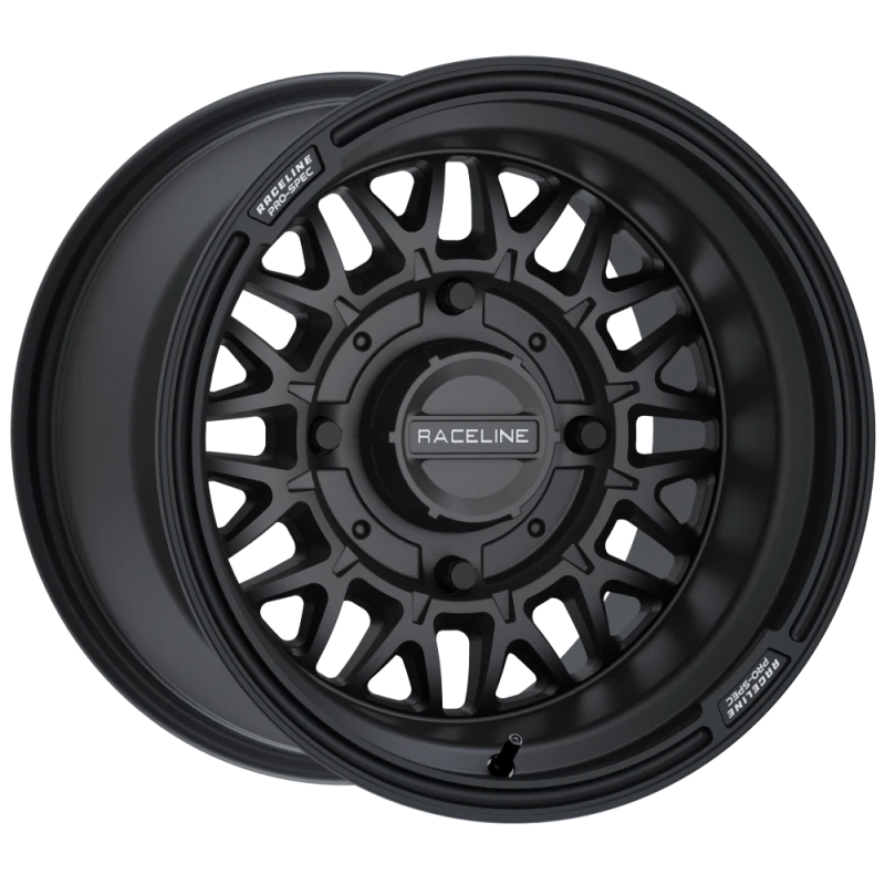 Raceline A13B Omega 14x7in/4x156 BP / 10mm Offset /132.5mm Bore - Satin Black Wheel