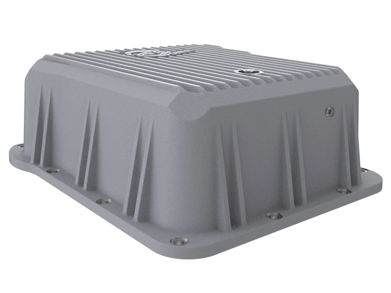 aFe Transmission Pan Cover (Raw); GM Diesel Trucks 01-14 V8-6.6L (td)
