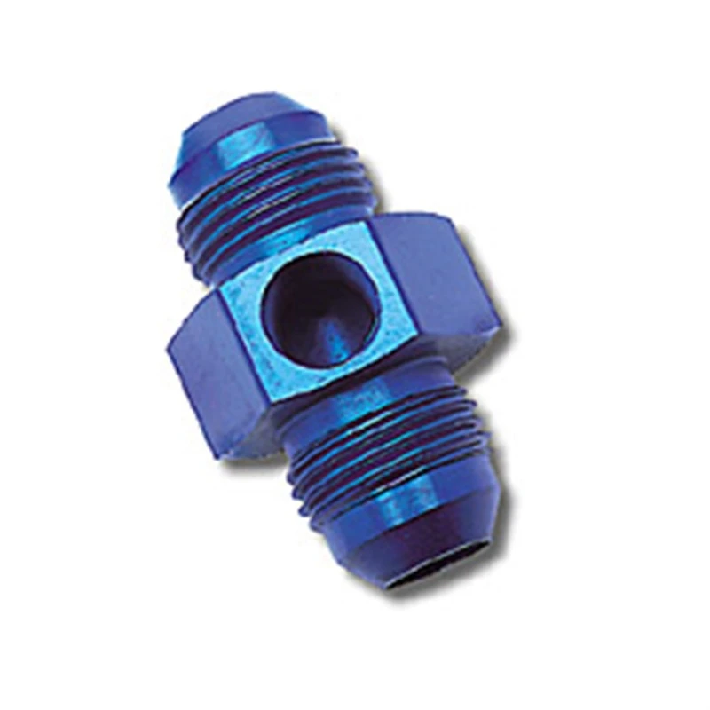 Russell Performance -6 AN Kraftstoff-Union-Druckadapter (Blau)