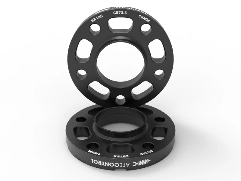 aFe CONTROL Billet-Aluminium-Radabstandshalter 5x120 CB72.6 18mm - BMW