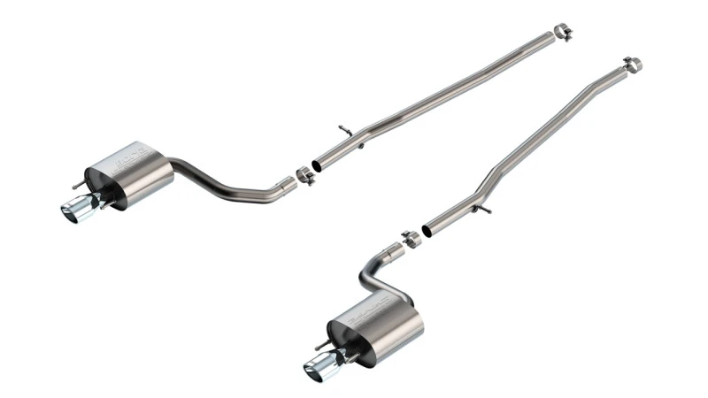 Borla 16-17 Lexus IS200T / 18-24 Lexus IS300 2,25 Zoll S-Typ Kat-Back 4,25 Zoll Spitze - Edelstahlspitze