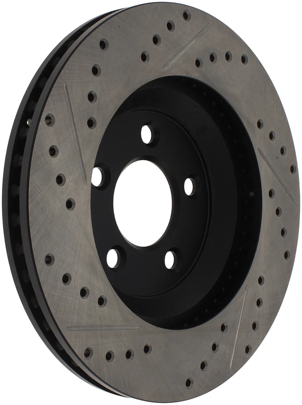 stoptech_127.61086R-67950429bea84 StopTech 05-10 Ford Mustang GT Front Right Slotted & Drilled Rotor