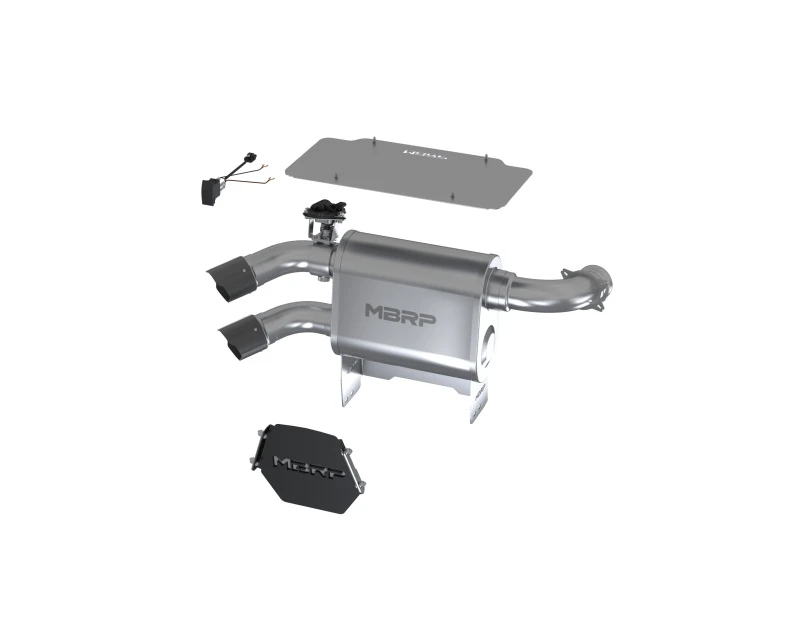 MBRP 17-18 Can-Am Maverick X3 Dual Auslass Active Auspuff
