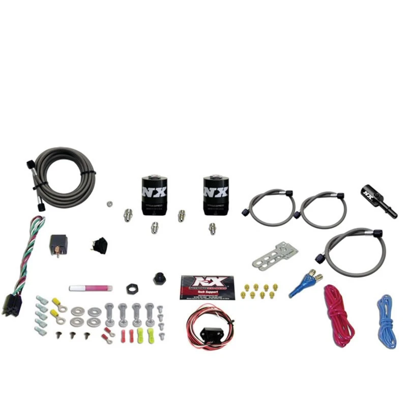Nitrous Express 11-15 Ford Mustang GT 5.0L Coyote Einzel-Düse-Nitrous-Kit (35-150PS) ohne Flasche