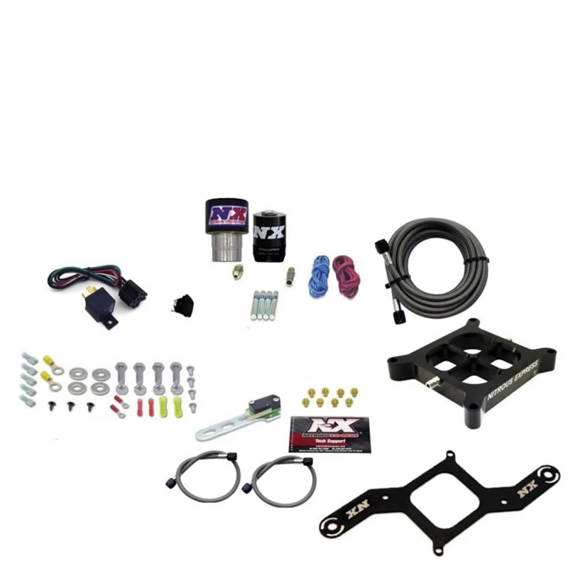 Nitrous Express Single Entry Crossbar RNC.178 4150 Flange Nitrous Kit (250-650HP) w/No Bottle