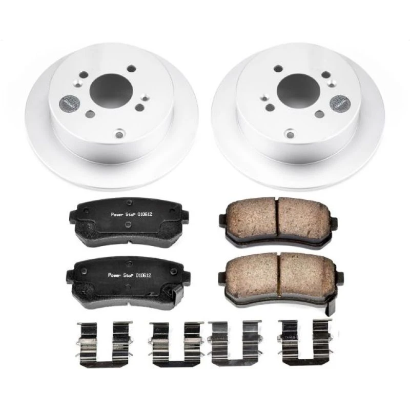 powerstop_CRK4653-67945dd1186f9 Power Stop 06-07 Hyundai Accent Rear Z17 Evolution Geomet Coated Brake Kit