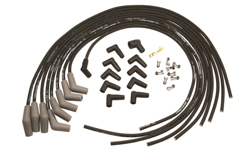 Ford Racing 9mm Zündkerzenkabel-Sätze - Schwarz