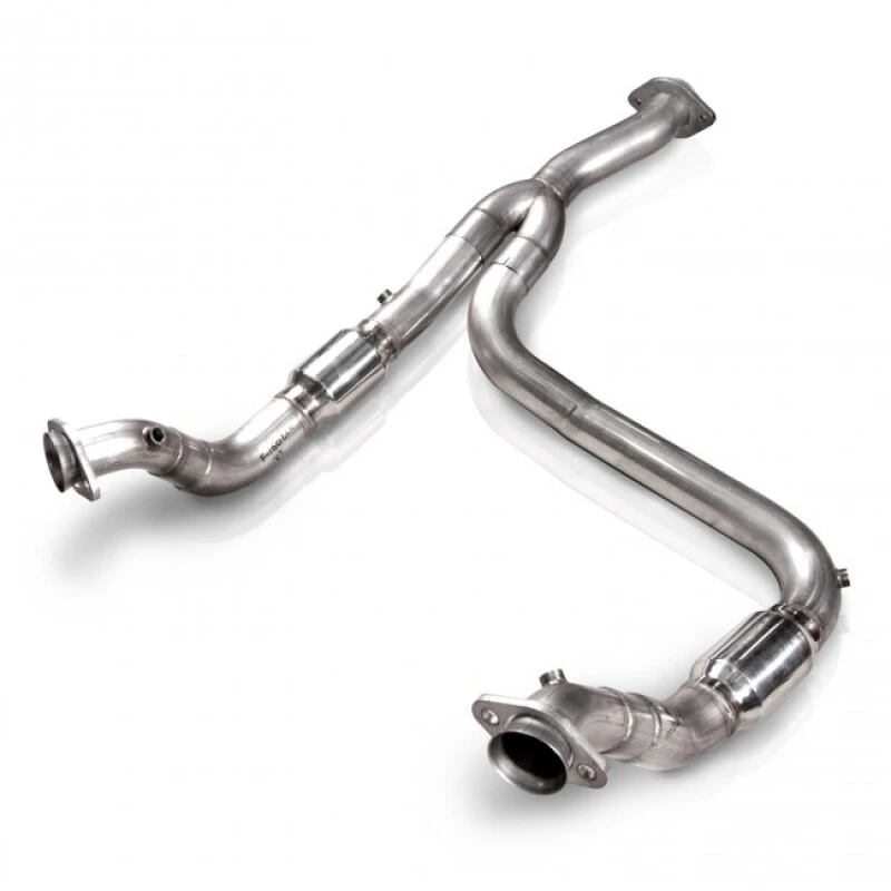 Stainless Works 2011-14 F-150 3,5L 3 Zoll Downpipe High-Flow-Katzen Y-Rohr werkseitige Verbindung
