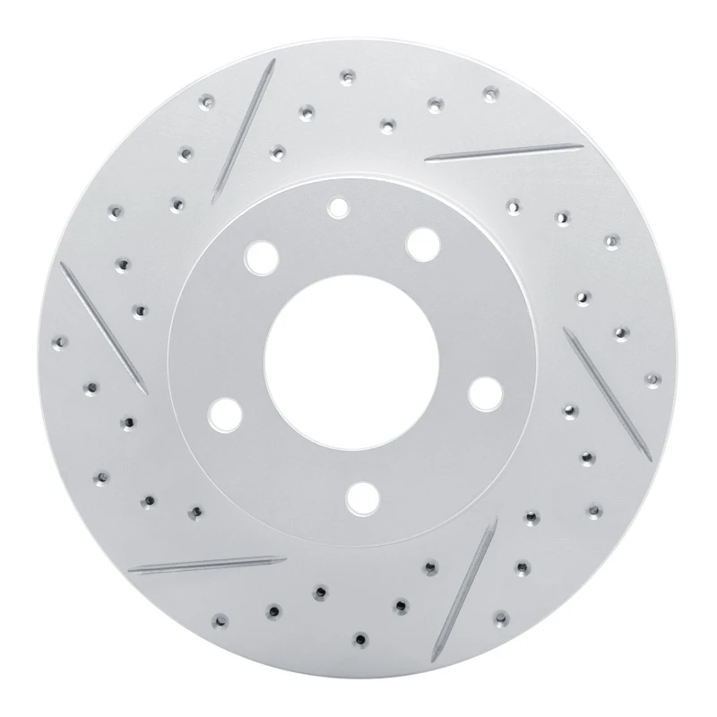 DFC 95-06 Mazda Mpv Front Left Drilled & Slotted Geoperformance Rotor