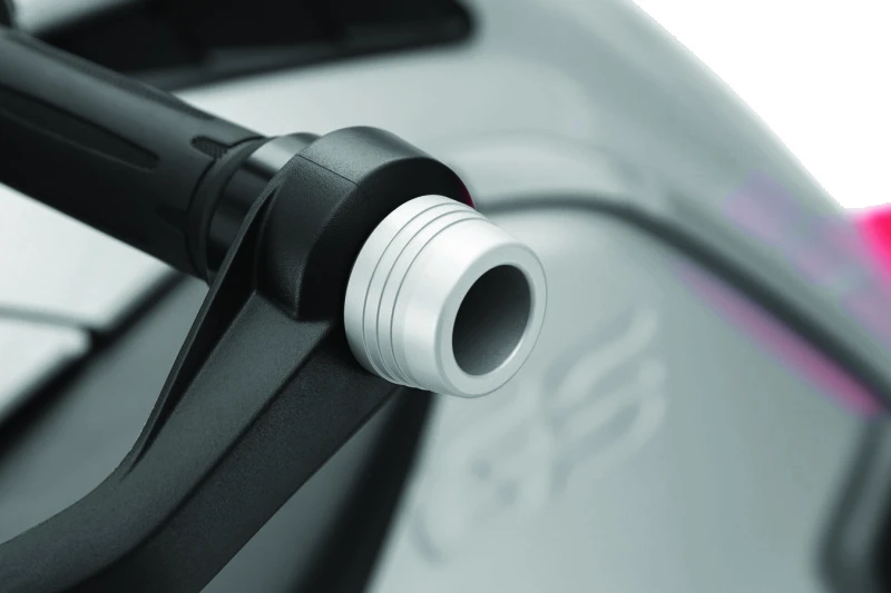 Kuryakyn Lodestar Handlebar Sliders für BMW in Silber