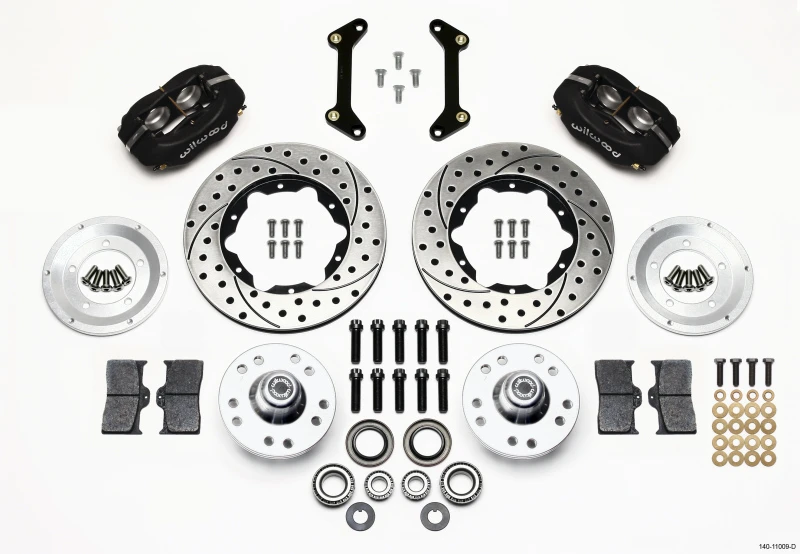 Wilwood Forged Dynalite Vorderrad-Bremse-Kit 11,00 Zoll gebohrt 79-87 GM G Body