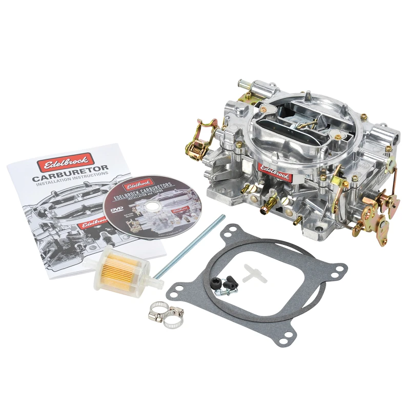 Edelbrock Vergaser Performer Serie 4-Barrel 600 CFM Manuelle Choke Satin Finish