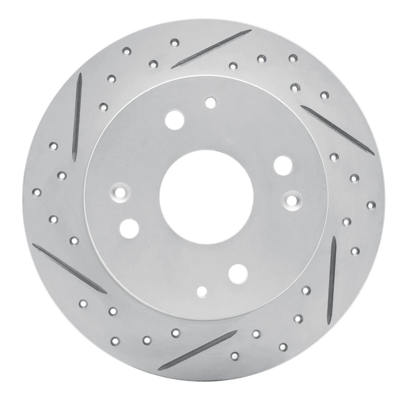 DFC 98-02 Acura Cl Rear Left Drilled & Slotted Geoperformance Rotor