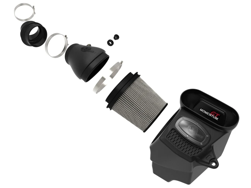 aFe Momentum GT Pro DRY S Kaltluft-Ansaugsystem 21-22 Jeep Wrangler 392 (JL) 6.4L V8