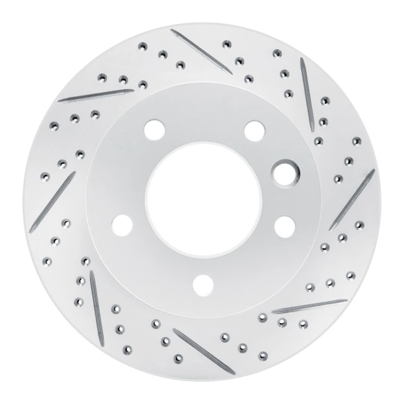 DFC 02-06 Dodge Sprinter 3500 Front Right Drilled & Slotted Geoperformance Rotor