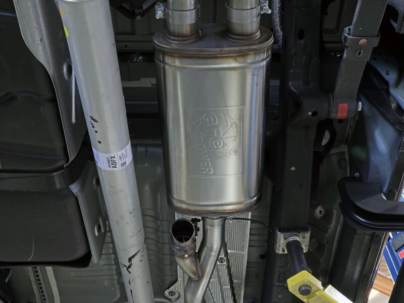 aFe Gemini XV 3-Zoll-304-Edelstahl-Cat-Back-Auspuff mit Cutout 19-21 GM Silverado/Sierra 1500 V8