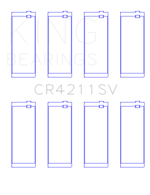 King Engine Bearings 99-07 BMW M47 D20 Connecting Rod Bearing Set