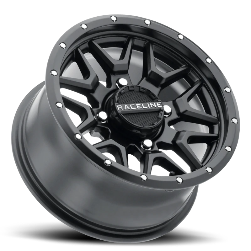 Raceline A94B Krank 14x7in / 4x156 BP / 10mm Offset / 132.5mm Bore - Satin Black Wheel
