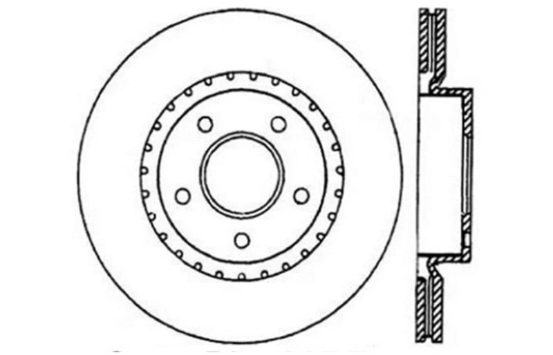 stoptech_128.42074R-6794eba3b0bf7 StopTech 8/02-03 Infiniti G35 Drilled Right Front Rotor