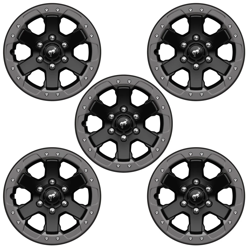 Ford Racing 21-23 Bronco 17 Zoll x 8 Zoll Badlands Bead Lock-fähiges Radsatz-Kit