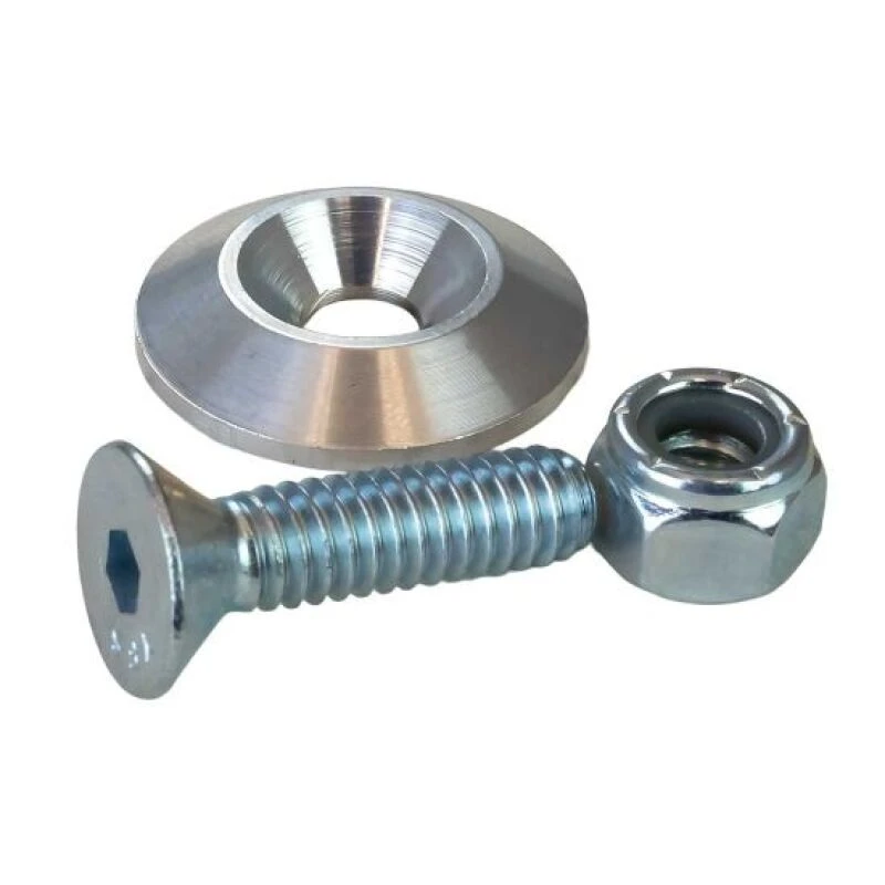 Moroso 1in Taper Washer Raw (10 Pack with Hardware)