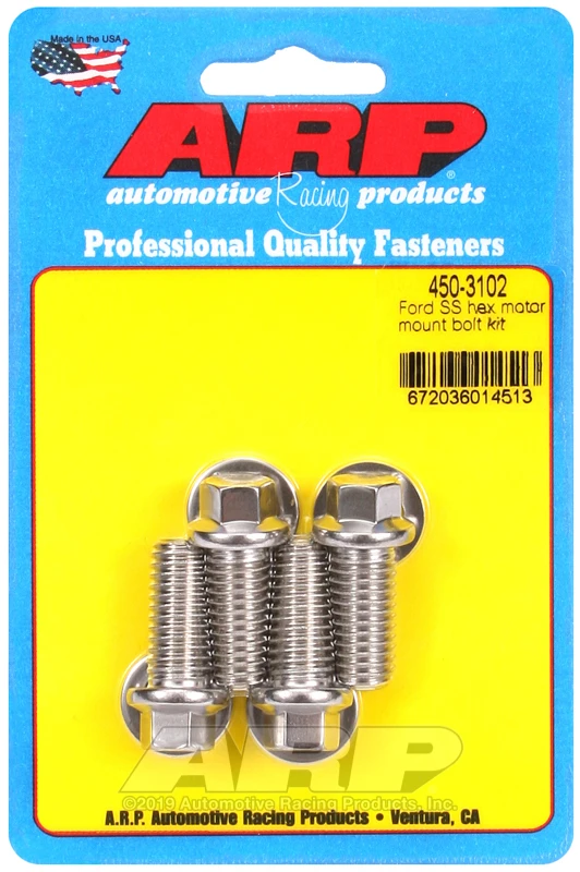 ARP Ford SS Hex Motor Mount Bolt Kit for Ford