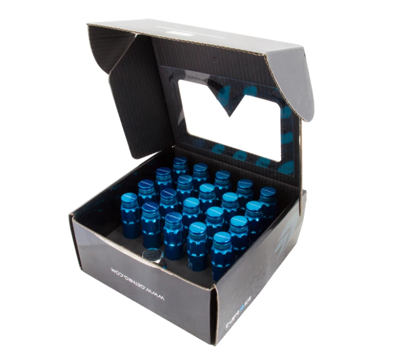 NRG 700 Series M12 X 1.25 Stahlradmuttern mit Staubkappen