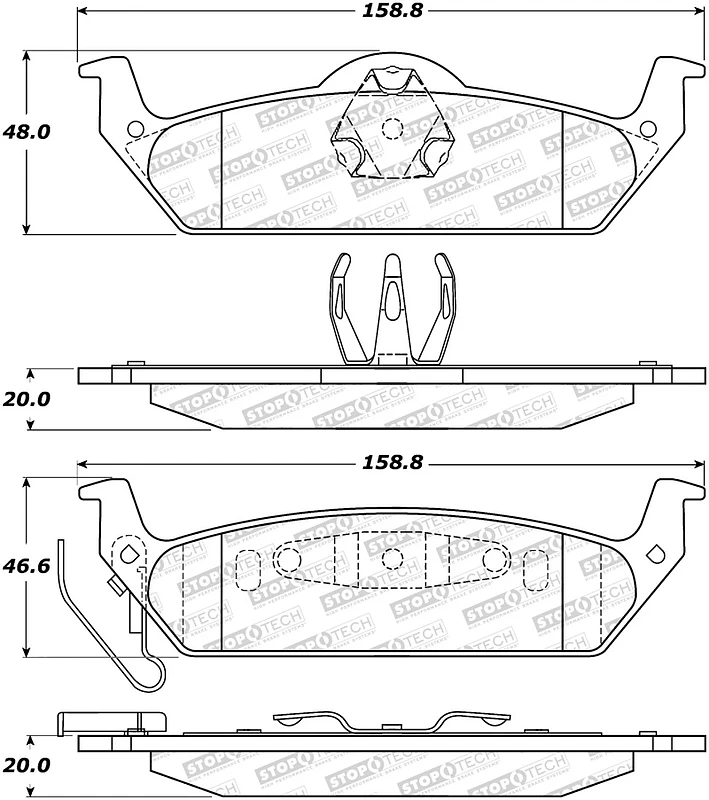 StopTech Street Brake Pads