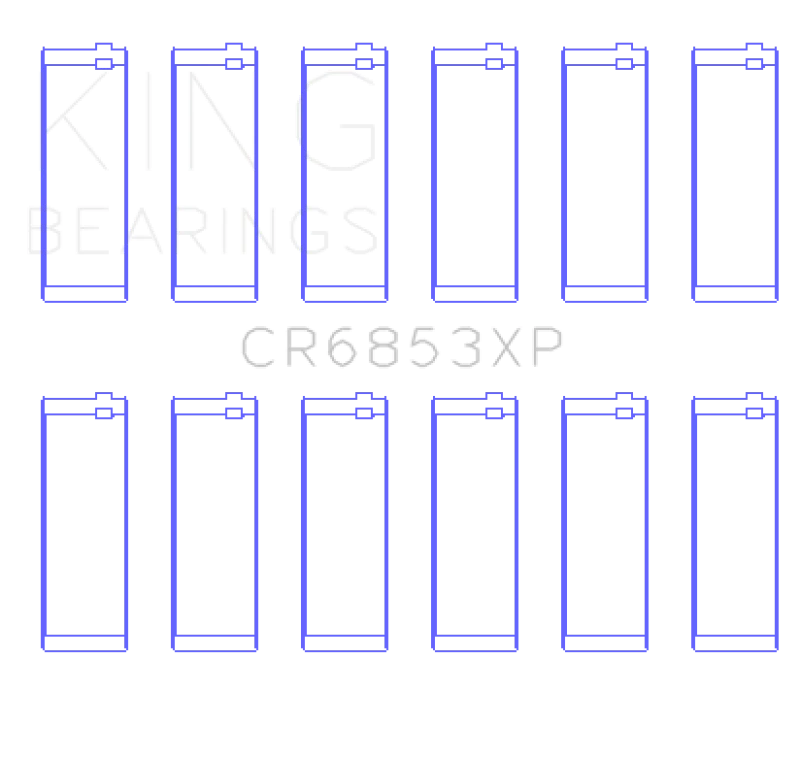 King BMW S50B32 + 0,025 mm Standard 17,98 mm Länge Pleuelzapfenlagersatz