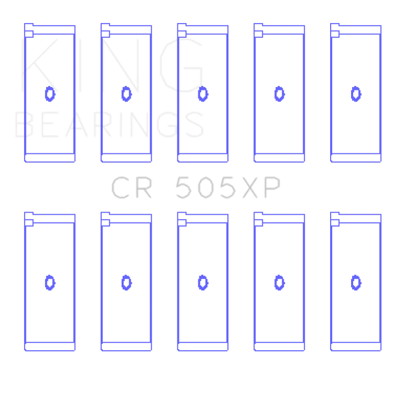 king-engine-bearings_CR505XP-6796620c42478 King Engine Bearings Audi Abb/Abm/Adp/Pp/Rn (Größe +0,026mm) Pleuel-Lagersatz