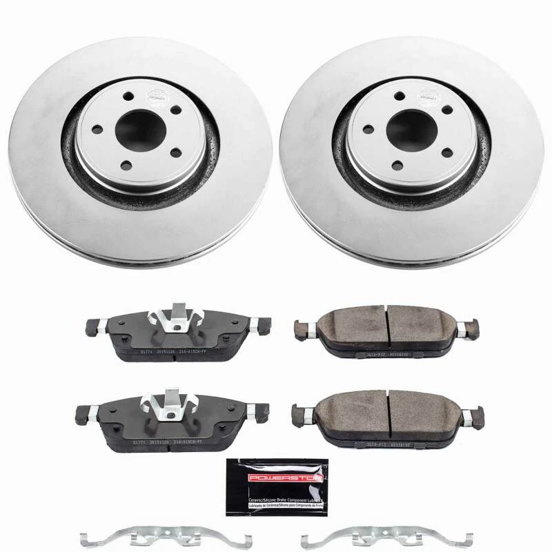 Power Stop 14-18 Ford Focus Front Z23 Coated Brake Kit