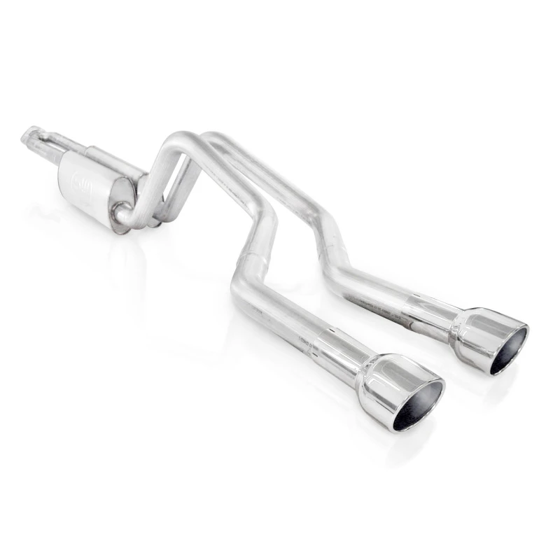 Stainless Works 2006-09 Trailblazer SS 6.0L 2-1/2 Zoll Kammer-Schalldämpfer Y-Pipe Mittelstoßstange Ausgang