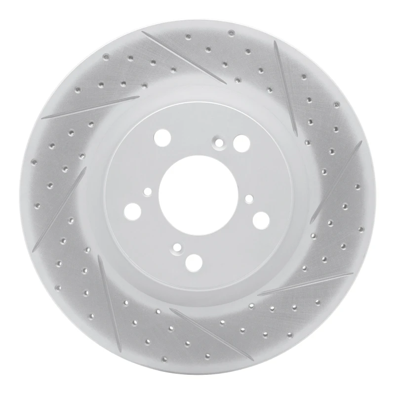 DFC 09-14 Acura TL Front Right Drilled & Slotted Geoperformance Rotor