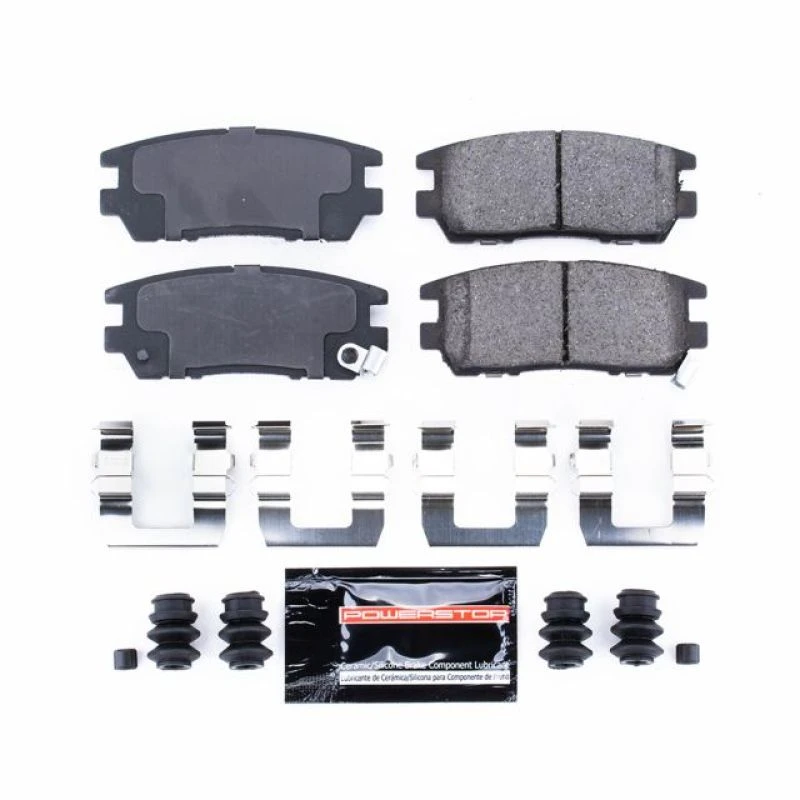 Power Stop Rear Z23 Evolution Sport Brake Pads w/Hardware for 92-00 Mitsubishi Montero
