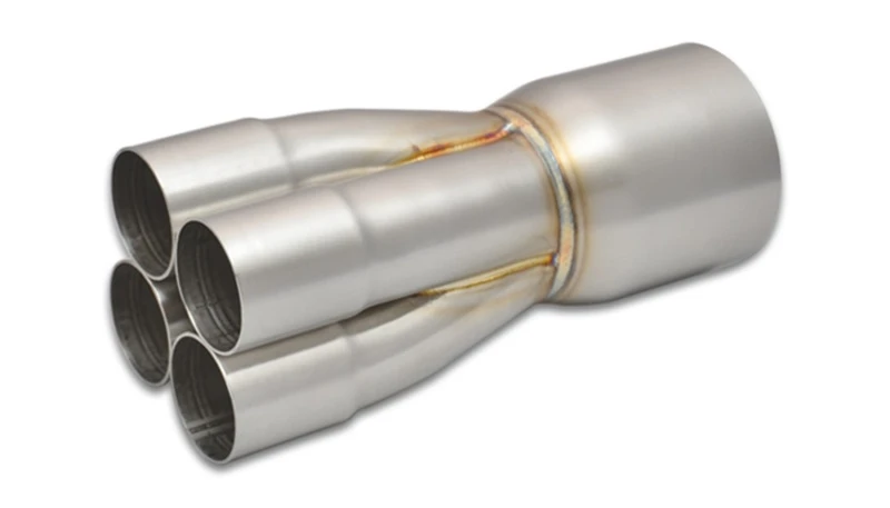 Vibrant 4-1 SS Merge-Kollektoren (1-3/4in Inlet Slipover ID 3in Merge Outlet OD) - Separat verkauft