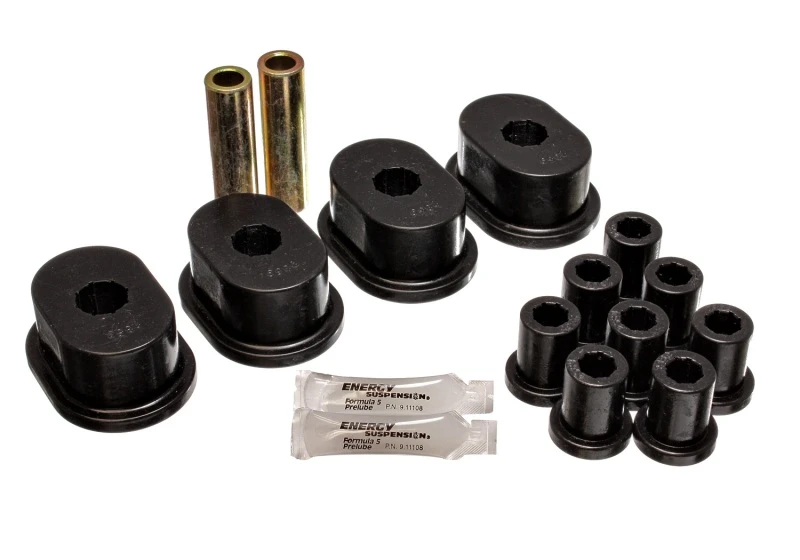 Energy Suspension 73-79 B-Body (Charger/Coronet/Satellite/GTX) Schwarzes Blattfeder-Buchsen-Set