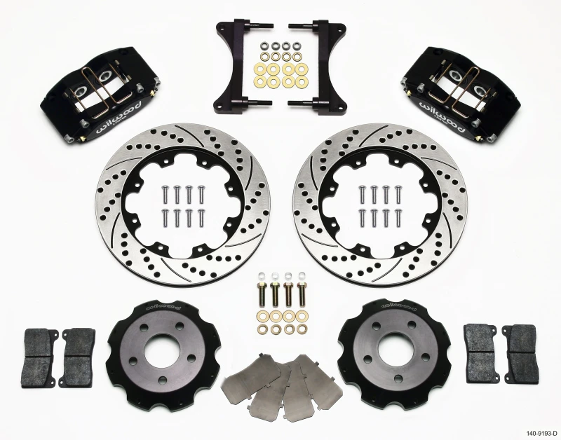 Wilwood Dynapro Radial Vorderrad-Kit 12,00 Zoll gebohrt für Subaru Impreza WRX (*Leitungs-Kit erforderlich*)