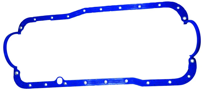 Moroso Ford 351W (Late Model Oil Pan) Oil Pan Gasket - One Piece - Reinforced Steel