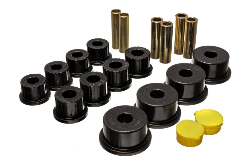 Energy Suspension 94-02 Dodge Ram Schwarzes Hinteres Blattfeder-Bushing-Set