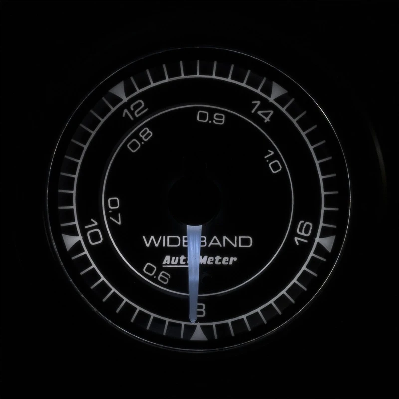 Autometer Chrono 2-1/16in 8:1-18:1 Luft/Kraftstoff-Verhältnis Analog Wideband Anzeige
