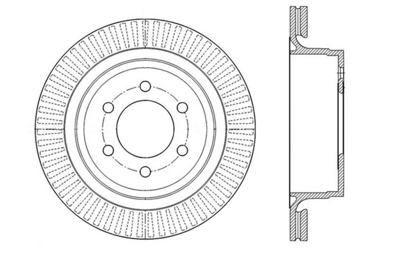 StopTech Drilled Sport Brake Rotor
