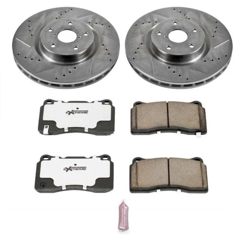 Power Stop Z26 Street Warrior Brake Kit for 05-14 Subaru Impreza Front