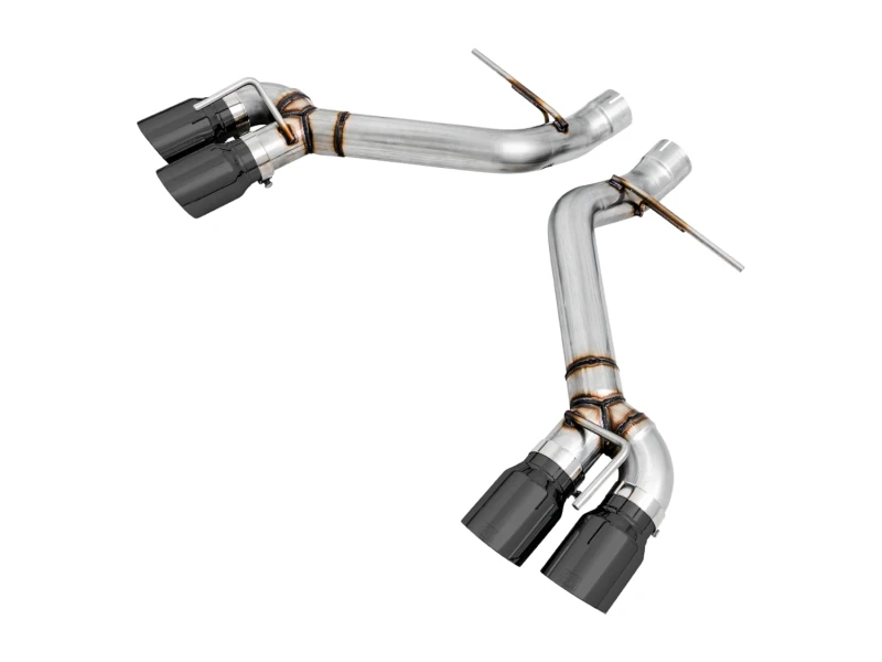 AWE Tuning 16-19 Chevrolet Camaro SS Axle-back Auspuff - Track Edition (Quad Diamant Schwarz Spitzen)