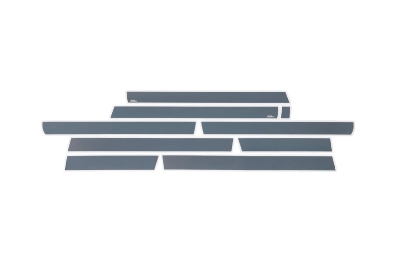 Putco 15-19 Chevy Silverado HD - Crew Cab 8ft Long Box (10pcs) Black Platinum Schwellerpanele