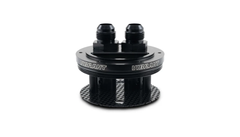 Vibrant 2-Port Fangbehälter-Deckel-Baugruppe