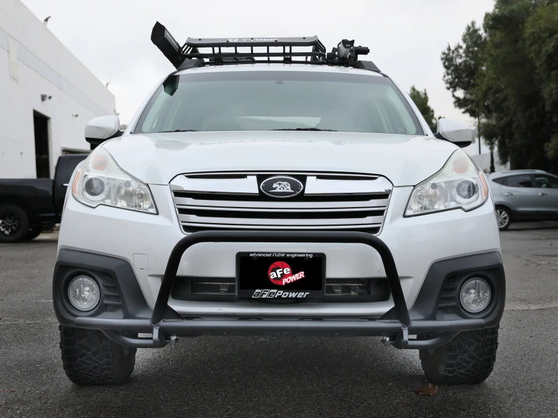 aFe POWER 10-14 Subaru Outback H4 2.5L / H6 3.6L Terra Guard Stoßstange vorne - Schwarz