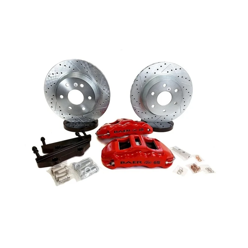 Baer Brakes 03-15 Cadillac Escalade ESV 14in Extreme Rear SDZ Brake Kit - Red