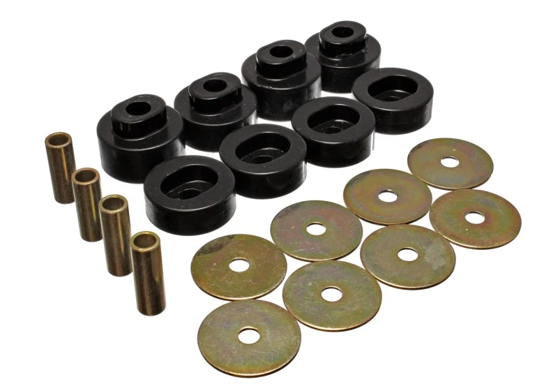 Energy Suspension 73-79 Chrysler RWD B-Body (Charger/GTX/Roadrunner/Superbee) schwarzes Karosseriemontage-Set