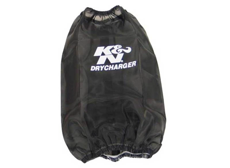 K&N Drycharger Rundes, konisches Luftfiltergehäuse 6,5 Zoll Basis-ID / 4,5 Zoll Ober-ID / 7 Zoll H - Schwarz