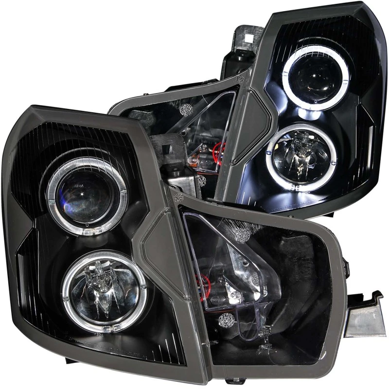 ANZO 2003-2007 Cadillac Cts Projektor-Scheinwerfer mit Halo Schwarz